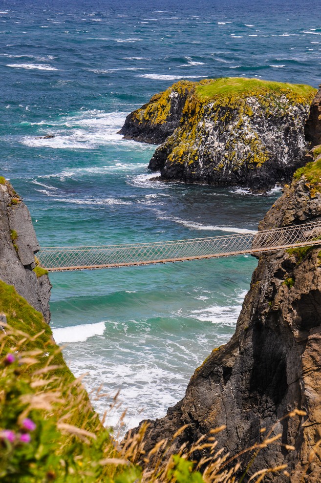 irlanda del nord Carrick A Rede Rope Bridge