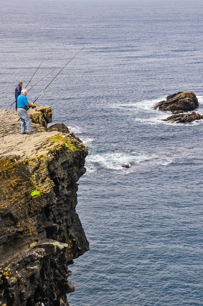irlanda del nord scogliera pesca