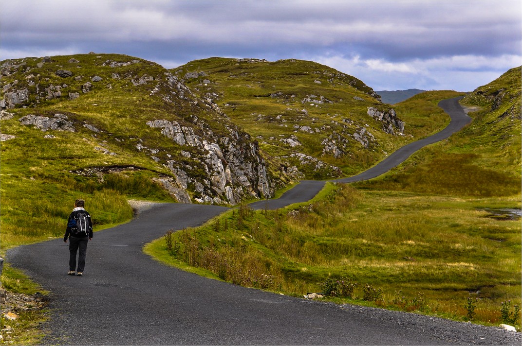 irlanda del nord-trekking passeggio