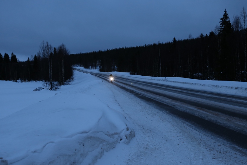 caponord bici tramonto
