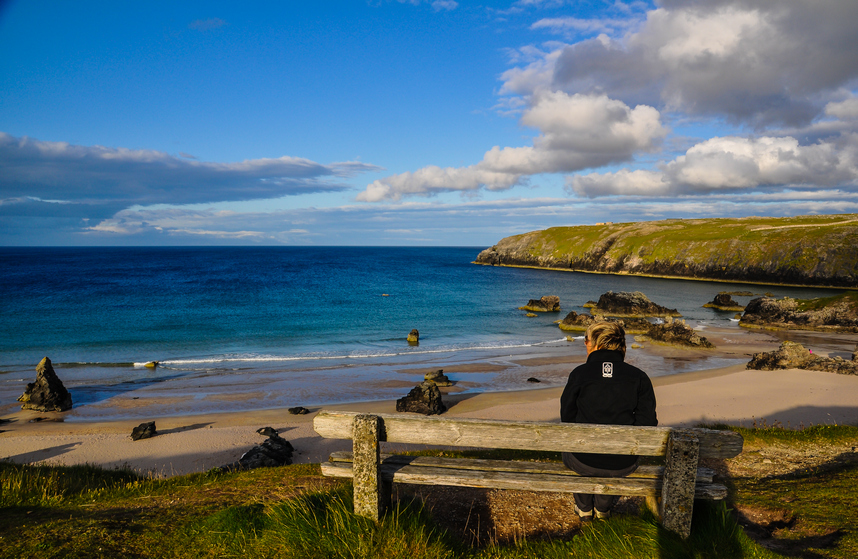 una delle tante soste per godersi il panorama