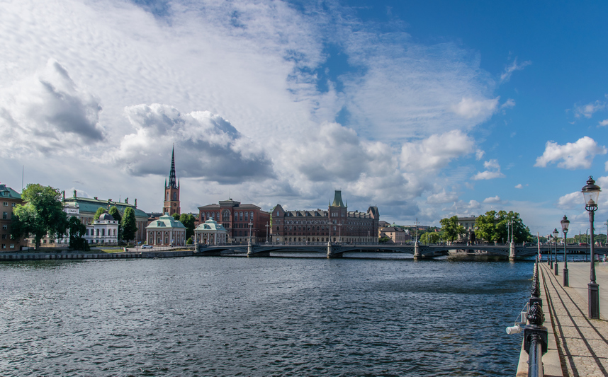 1. Uno dei ponti per accedere all’isola Gamla Stan, il cuore vecchio di Stoccolma