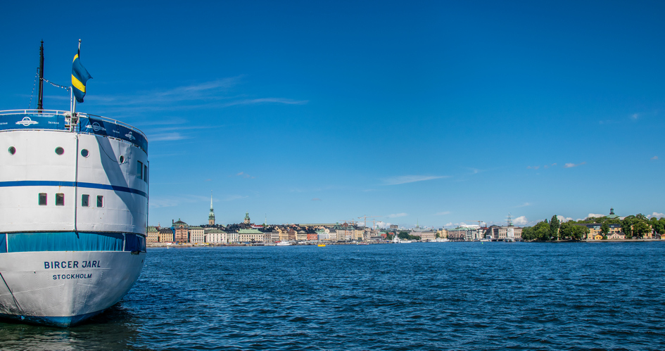 Uno dei tanti scorci visti durante il girovagare tra i canali, per vedere un'altra Stoccolma