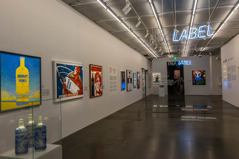 L’interno dello Spritmuseum, dedicato alla vodka Absolute
