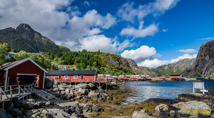 villaggio di pescatori di Nusfjord